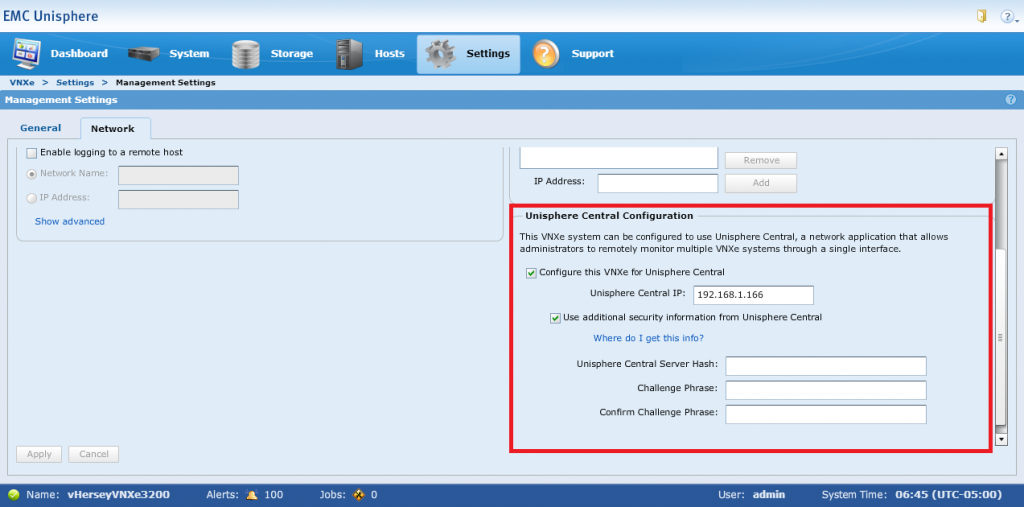VNXe3200 and Unisphere Central vHersey VCDX Two to the Seventh